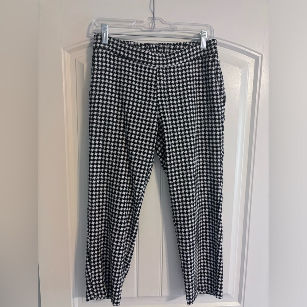 Old Navy Petite Houndstooth Pull-On Pants
